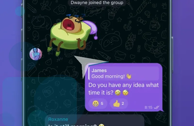 快速消息功能示意图